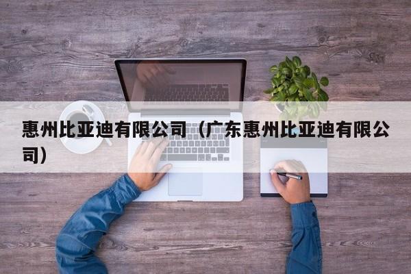 惠州比亚迪有限公司（广东惠州比亚迪有限公司）