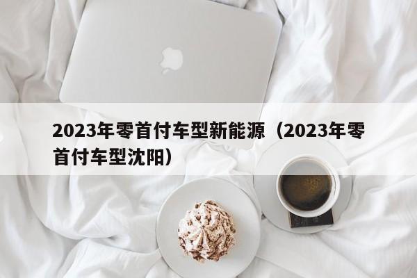 2023年零首付车型新能源（2023年零首付车型沈阳）