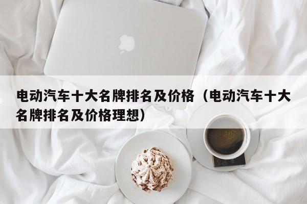 电动汽车十大名牌排名及价格（电动汽车十大名牌排名及价格理想）