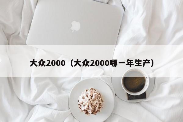 大众2000（大众2000哪一年生产）