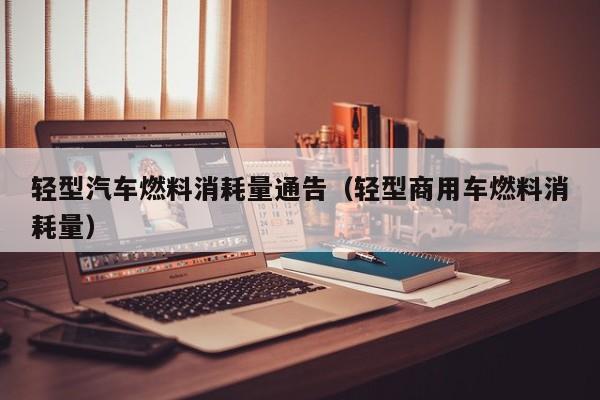 轻型汽车燃料消耗量通告（轻型商用车燃料消耗量）