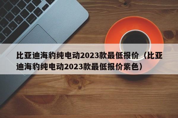 比亚迪海豹纯电动2023款最低报价（比亚迪海豹纯电动2023款最低报价紫色）